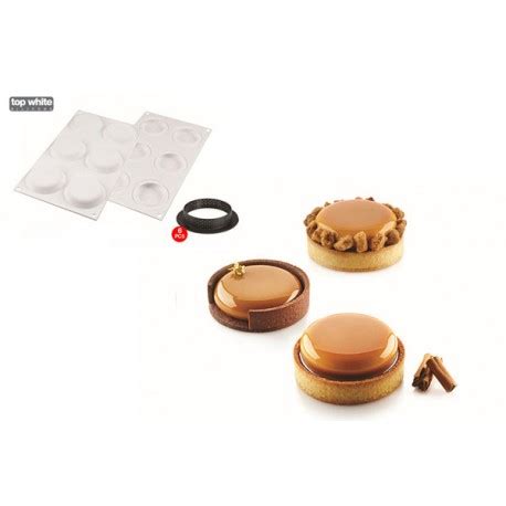 Kit Molde Silicone Aro Tarte Silikomart