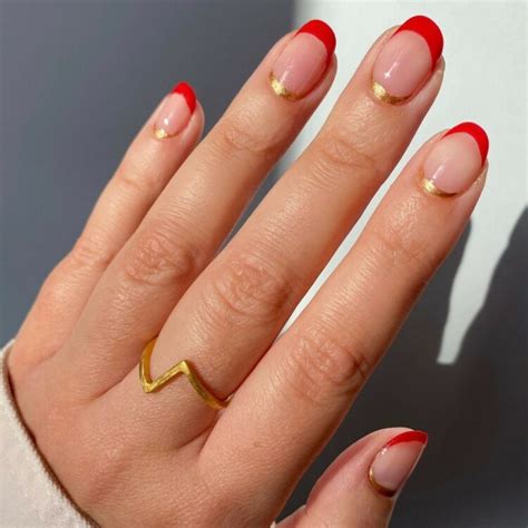 50 Red French Tip Nails You Need To Try This Month