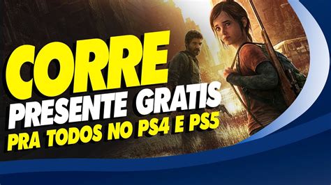 CORRE PRESENTE GRÁTIS PRA TODOS NO PS4 E PS5 E NOVA PROMOÇÃO AGORA NA