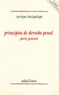 Principios De Derecho Penal Parte General Iure Bacigalupo