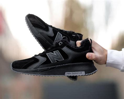 Зимние Кроссовки New Balance Black / Нью Беланс Черный Мех (ID ...