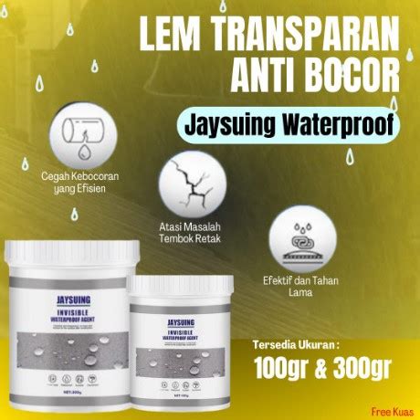 Jual Jaysuing Lem Perekat Transparan Anti Bocor Lem Pelapis Anti