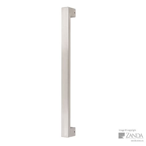 Polo Square Entrance Pull Handle Matt Black Finish Zanda Architectural