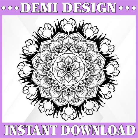 Disney Mandala svg, Zentangle svg, Mandala svg, Funny svg, M - Inspire ...