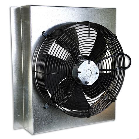 CENTRIC AIR Gable Mounted Attic Fan with Thermostat Fully Assembled Plug and Play Operation 1580 ...