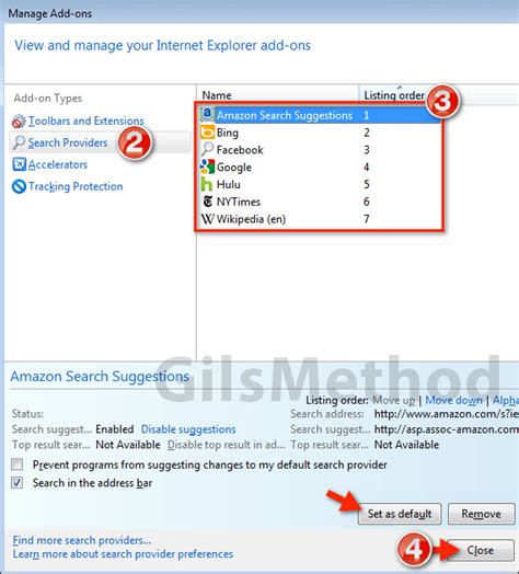 How To Add And Change The Default Search Provider In Internet Explorer