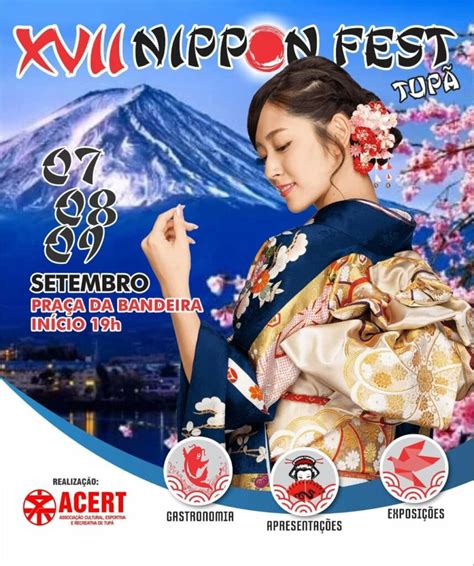 Nippon Fest De Tup Come A Hoje Na Pra A Da Bandeira Portal Nippon J