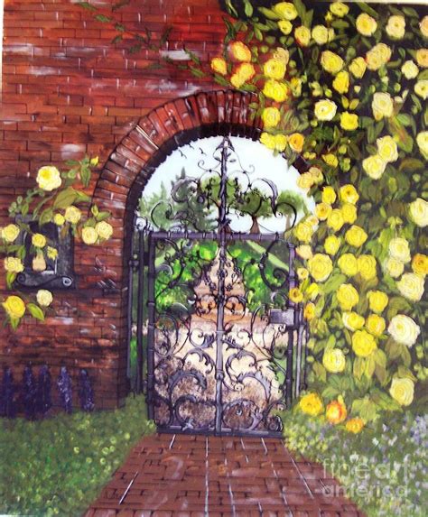 Gate Painting at PaintingValley.com | Explore collection of Gate Painting