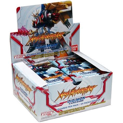 Digimon TCG Xros Encounter BT10 Booster Box 811039037833