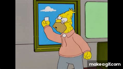 The Simpsons - Old Man Yells At Cloud on Make a GIF