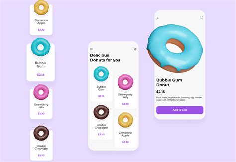 Flying Donuts App Design Concept Inspiration :: Behance