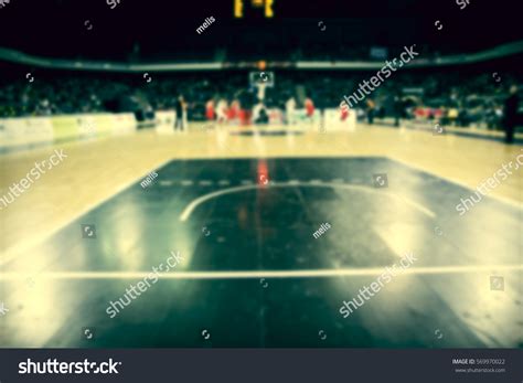 Blurred Background Basketball Court Stock Photo Edit Now 569970022