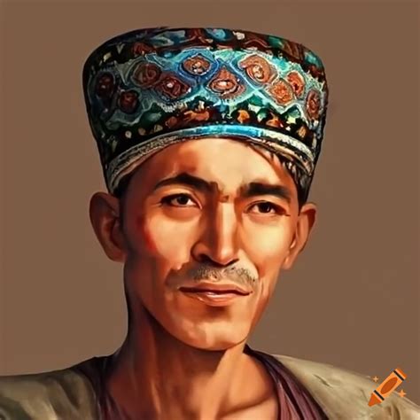 Portrait Of An Uzbek Man On Craiyon