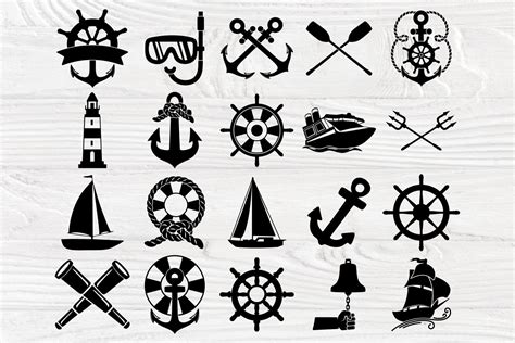 Anchor Svg Bundle Nautical Svg Boat Svg Summer Clipart 741778 Cut Files Design Bundles