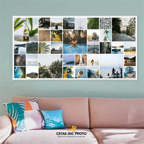 Jual Cetak Foto Kolase Bingkai X Cm Instamix Collage Ultrawide