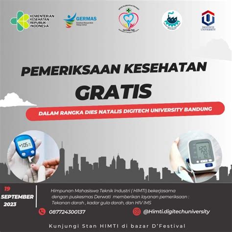 Pemeriksaan Kesehatan Gratis Universitas Teknologi Digital