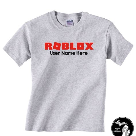 Roblox Boys Shirt Etsy