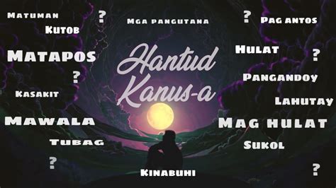 Dong Carlo Hantud Kanus A Lyrics Video YouTube Music