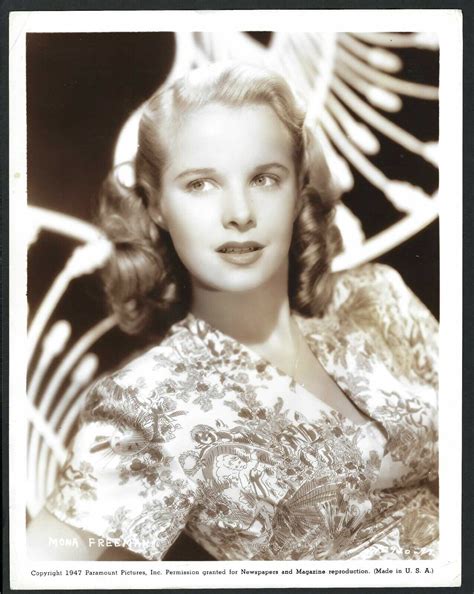 Hollywood Mona Freeman Actress Vintage 1947 Original Portrait Photo Ebay