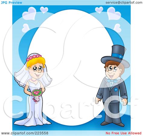 Royalty Free Rf Clipart Illustration Of A Frame Border Of A Wedding