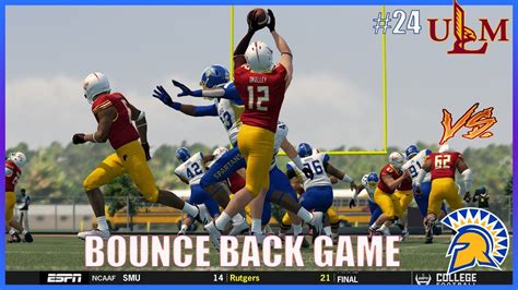 Ncaa College Football Revamped Bounce Back Game Vs San Jose