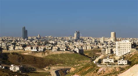 Amman Skyline Modern Buildings And Landmarks Stock Photo - Image of ...