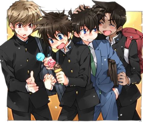 Chicos Del Detective Conan Lindas Shinichi Kudo Kaito Kuroba