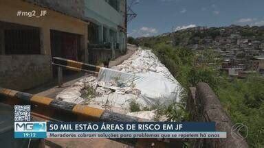 MGTV 2ª Edição Zona da Mata Moradores de áreas de risco cobram