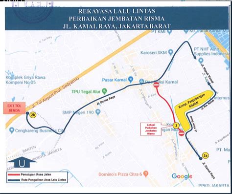 Pengalihan Lalu Lintas Terkait Perbaikan Jembatan Risma Di Jalan Kamal