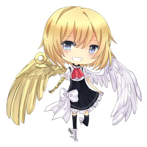 Shouu Kun Cassie Acerailgun Original 1girl D Angel Angel Wings Ascot Asymmetrical