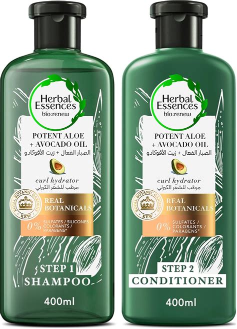 Herbal Essences Sulfate Free Potent Aloe Avocado Oil Curl Hydrating