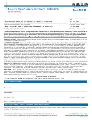 Fillable Online Bcad Dealer S Motor Vehicle Inventory Declaration