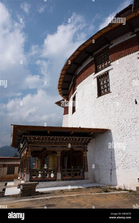 Bhutan Paro Capital Of Paro District Aka Dzongkhag Ancient