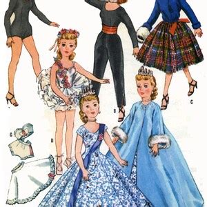 Revlon Toni Cindy Missy Doll Clothes Pattern In Digital Pdf Format