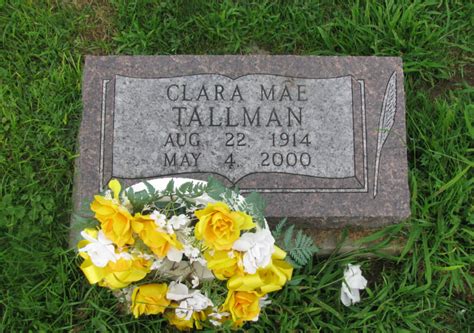 Clara Mae Clark Tallman 1914 2000 Find A Grave Memorial