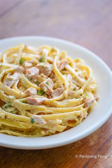 Filipino Chicken Pasta Alfredo Panlasang Pinoy