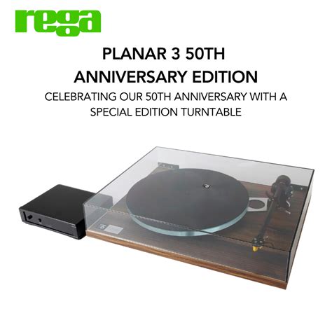 Jual REGA PLANAR 3 50TH ANNIVERSARY EDITION SPECIAL EDITION TURNTABLE