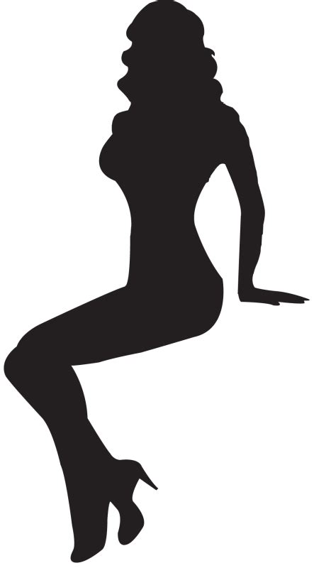 Silhouette Femme Sexy 60 Autocollants Stickers