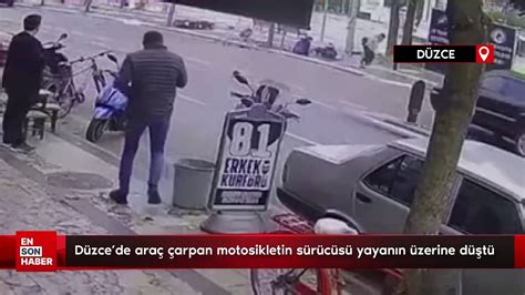 D Zce De Ara Arpan Motosikletin S R C S Yayan N Zerine D T