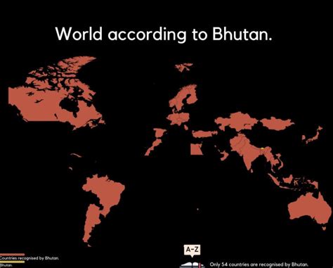 Magdids Bongkesha Mapsontheweb Countries Recognized By Bhutan