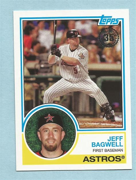 Topps Baseball Jeff Bagwell Houston Astros Th