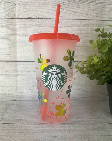 New Limited Edition Starbucks Summer Colorful Etsy