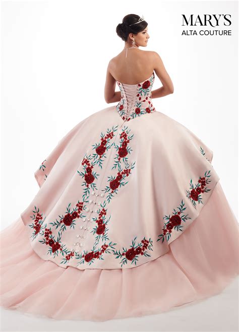 Floral Charro Two Piece Quinceanera Dress Toledoz Boutique