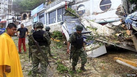 Mexico S South West Braces For Tropical Storm Carlos Bbc News