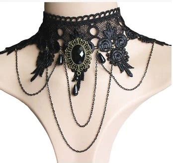 Victorian Gothic Lace Necklace with Steampunk Accents - ALTstyled ...