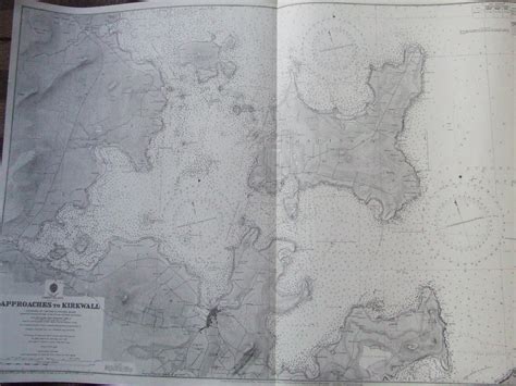 Admiralty Sea Chart Orkney Islands Approaches To Kirkwall Surveyed