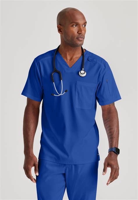 Scrub Tops For Men | Buy Grey's Anatomy Men's Scrub Tops Online