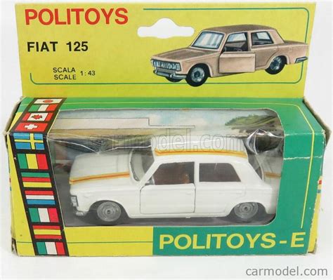 Politoys Polistil Polms Scale Fiat White