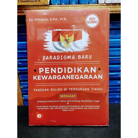 Jual Buku Paradigma Baru Pendidikan Kewarganegaraan Edisi Keempat By Dr