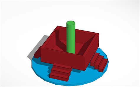 3d Design Pole Castle Tinkercad